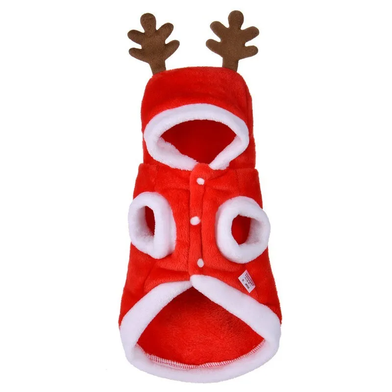 New Christmas Dog Clothes For Small Dog Pet Xmas Costumes Winte Coat Clothing Cute Puppy Outfit For Dog Plus Sizes Para Perro 35