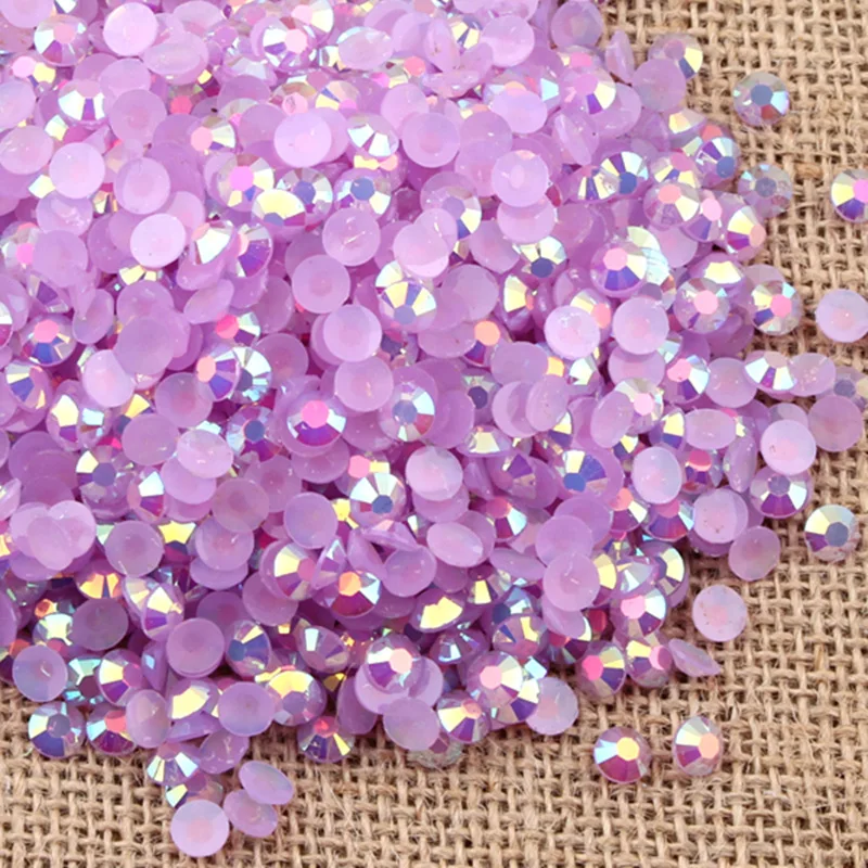 Alinacutle 20g Gems 4mm / 6mm Gems Card Shakers Diamond Flat Back Crystal Acrylic Gemstone Nail Art Sequins Garment Paper Craft