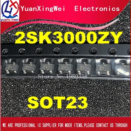 new original 10PCS 2SK3000 SOT23 zy SOT-23