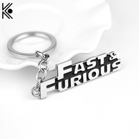 Fast & Furious Metal Keychain for Male Best Friends Letter Keyrings Chaveiro Porte Clef Key The Fast and the Furious Jewelry