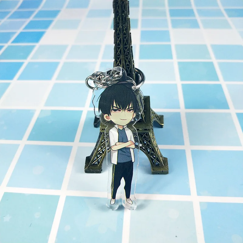 1pcs  Anime 19 Days Old Xian Mo Guan Shan Jian Yi two Side Print keychain Keyrings Pendants Cute Version Y17