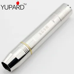 YUPARD stainless steel jade jewelry amber glare flashlight jade purple light 18650 1 mode purple lamp