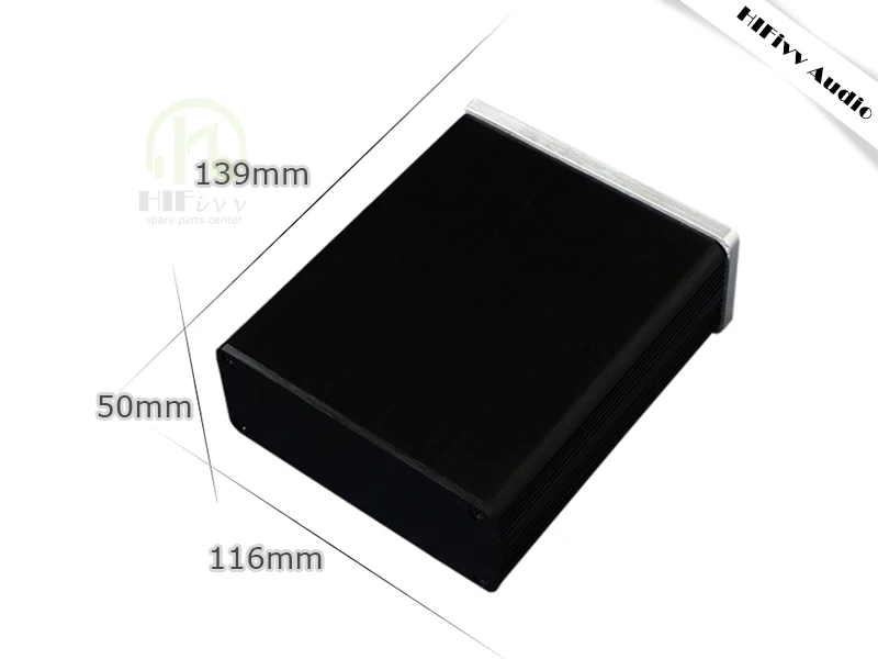 Alumínio Shell Chassis para Amplificadores de Áudio, caso de alimentação, Headphone Amps Box Shell, 1105