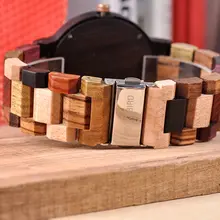 Men's Wooden Luxury Watch with Date #4