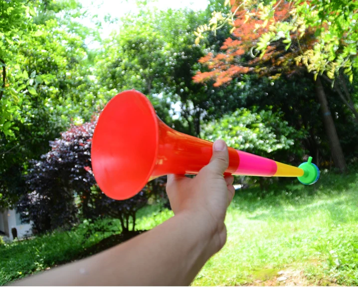 Grote Drie Plastic Trompet Voetbal Game Fans Hoorn Bar Spelletjes Props Kinderspeelgoed Educatief 3 Jaar 2021