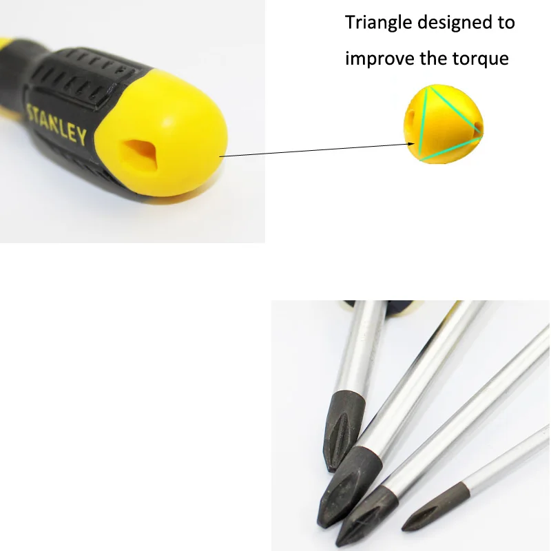 Stanley 1pcs PH1 PH2 PH3 stubby big long precision magnetic phillips screwdriver 25mm 45mm 75mm 100mm 125mm 150mm 200mm to 300mm