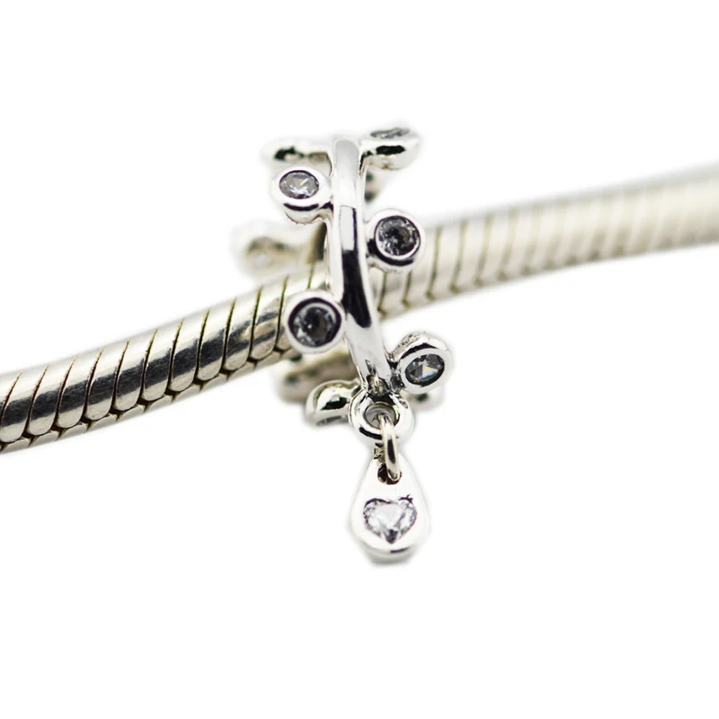 Chandelier Droplets Dangle Woman DIY Beads For Jewelry Making Fit Original 925 Silver Charms Bracelet Silver Beads