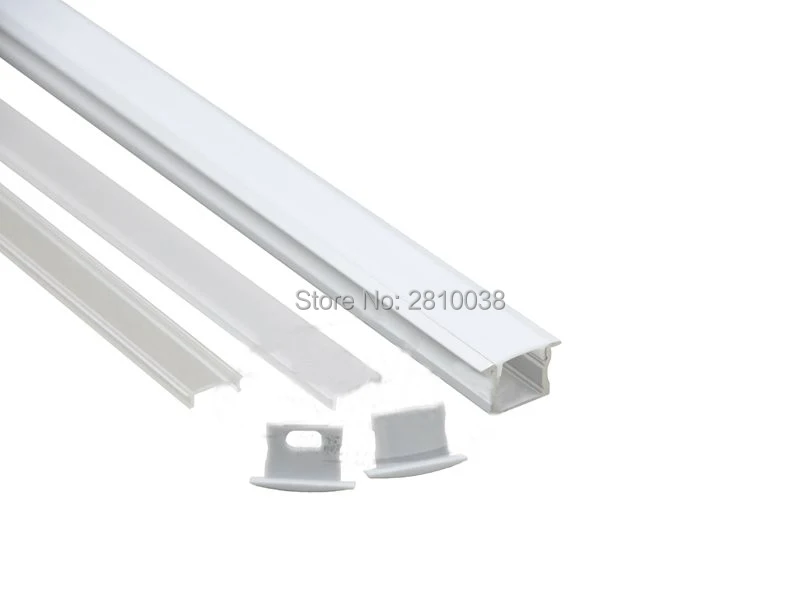 

10 X 0.5M Sets/Lot T type Anodized aluminium led extrusion and AL6063 Extruded Alu leiste led for recessed Wall or floor lights