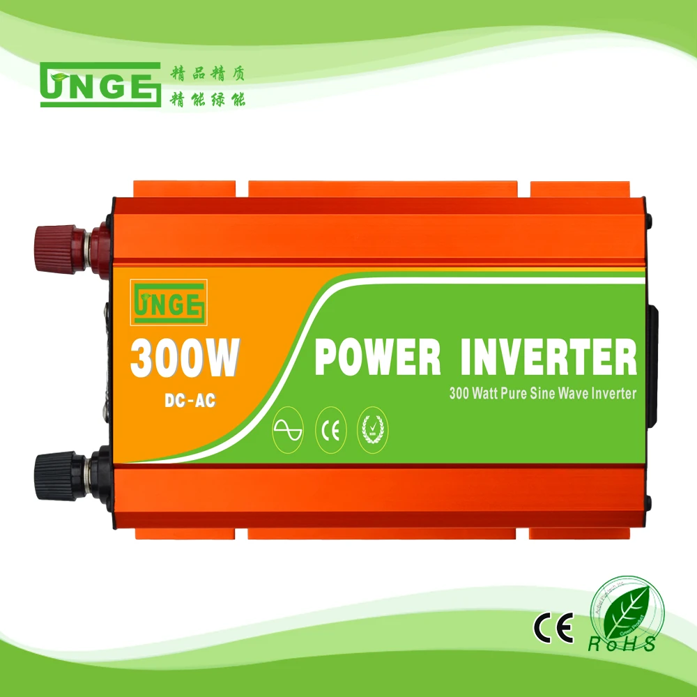 

300W 12/24/48V To 100/110/120/220/230/240VAC 50/60Hz Residential Home High Frequency Use Pure Sine Wave Off Grid Inverter