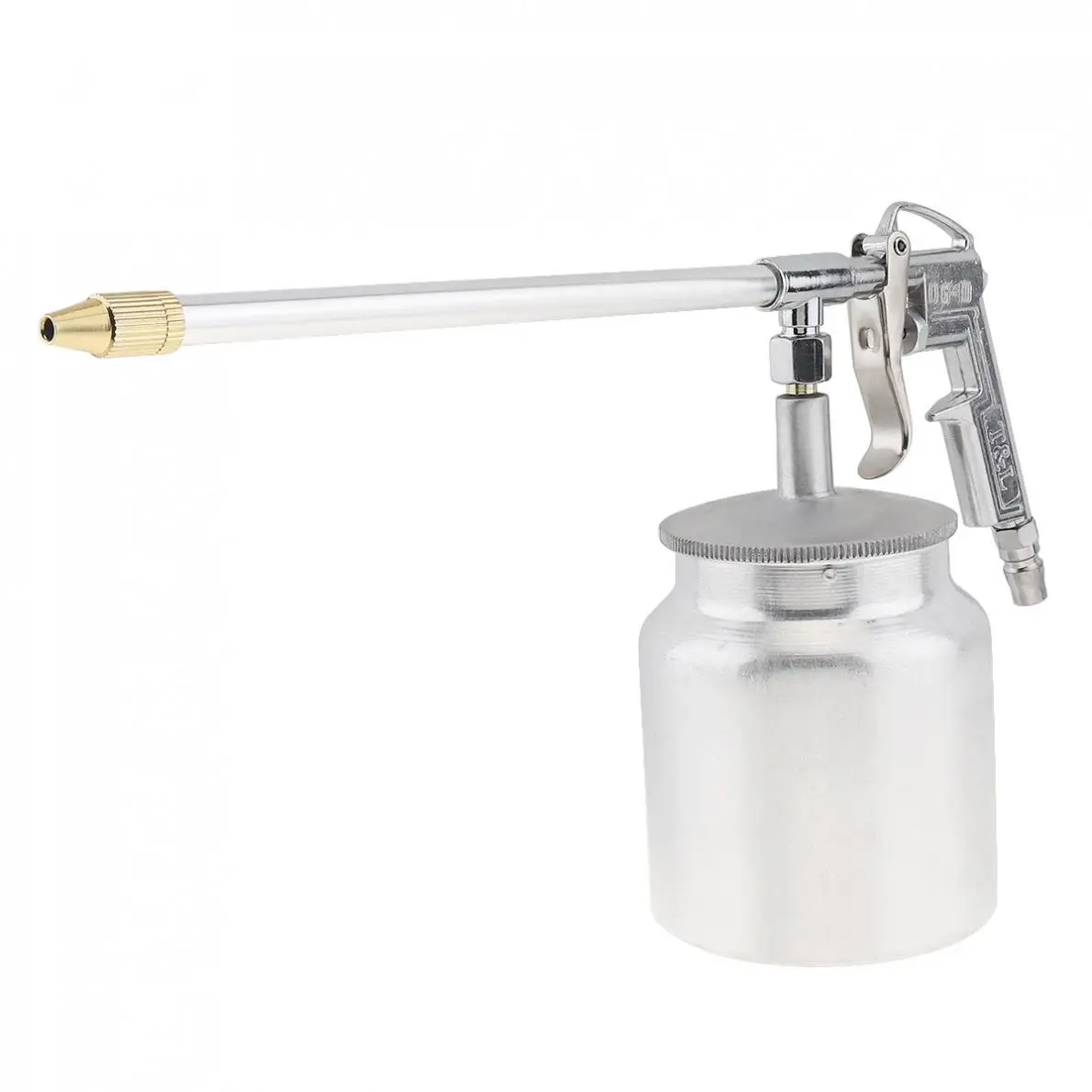 1-5pcs Easy operate Silver Pot Type Pneumatic Spray Gun with 6mm Nozzle and Aluminum Pot for Furniture Factory Facilities