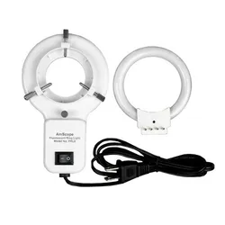 AmScope 8W Stereo Microscope Fluorescent Ring Light FRL8