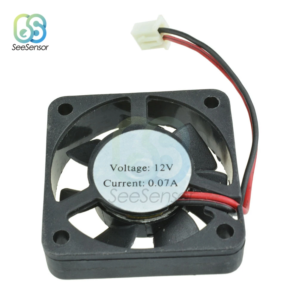 DC 12V 2-Pin Cooler Brushless PC CPU Case Cooling Fan Computer Cooler for Video Card 40x40x10mm