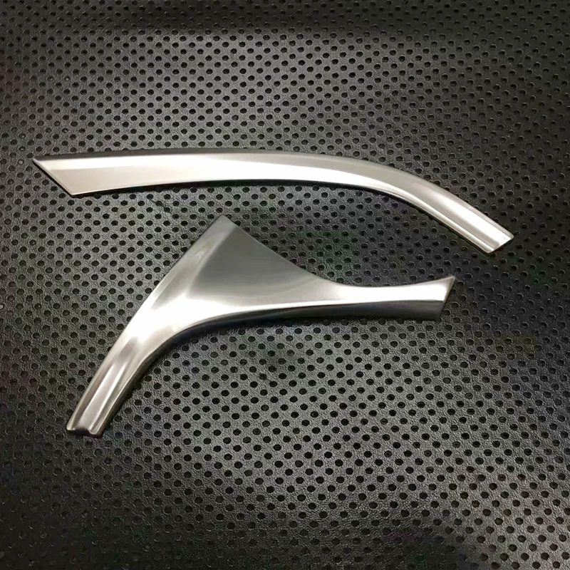 For Buick Regal 2017 2018 2019 Stainless steel Car Front Air Condition outlet Vent frame cover trim car styling accessories 2pcs