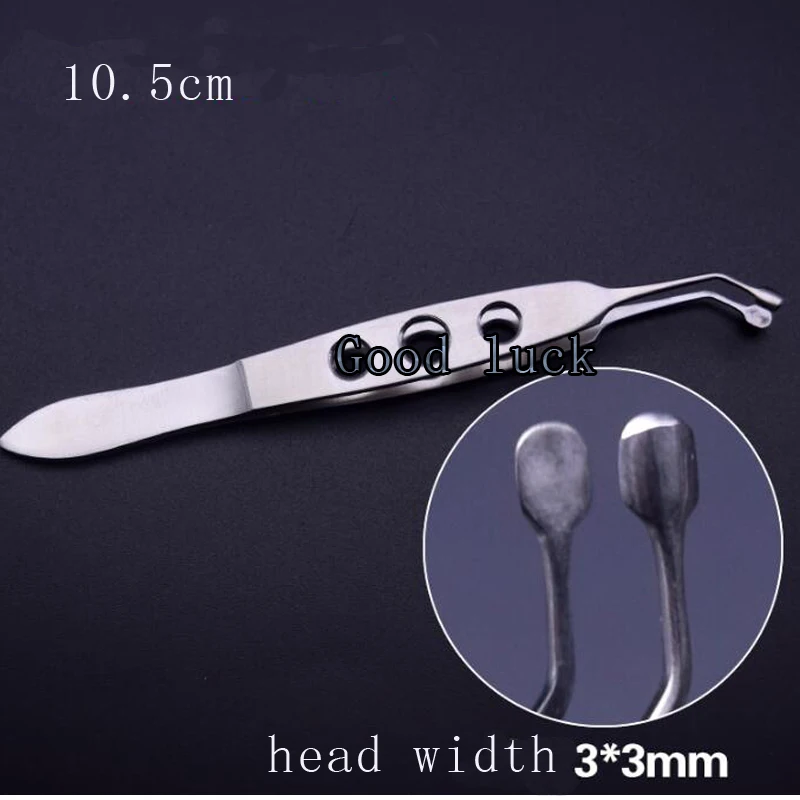 Micros ตา Ophthalmic Instruments สองประเภทหัว 10.5 ซม.Double Eyelid ไขมัน Tarsal Gland กายภาพบําบัดนวดแหนบ