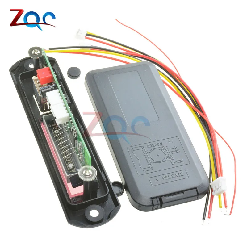 7-12V Car Bluetooth MP3 Decoder Board Decoding Player Module Support FM Radio USB/TF LCD Screen Remote Controller