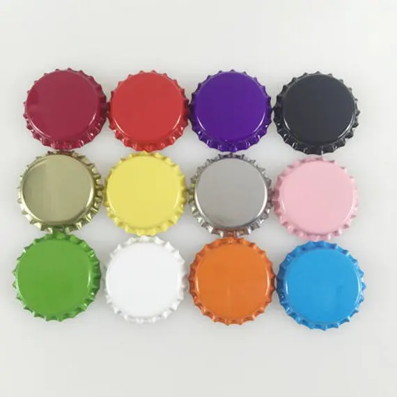 15pcs Multicolor Enamal Bottle Cap,Charms Pendants Cabochon Trays Hair Bow Center ,fit 1