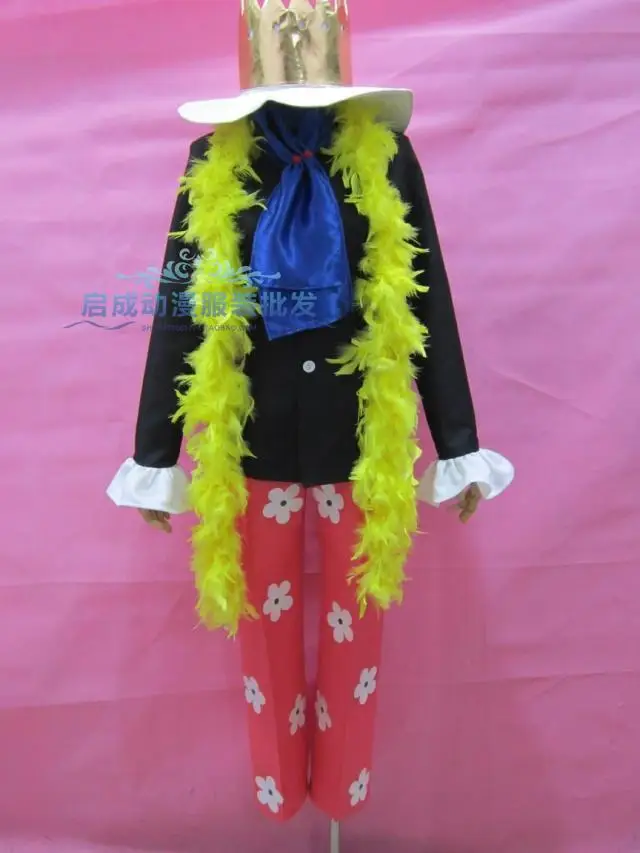 

Brook Cosplay black Costume coat+pant+hat 110