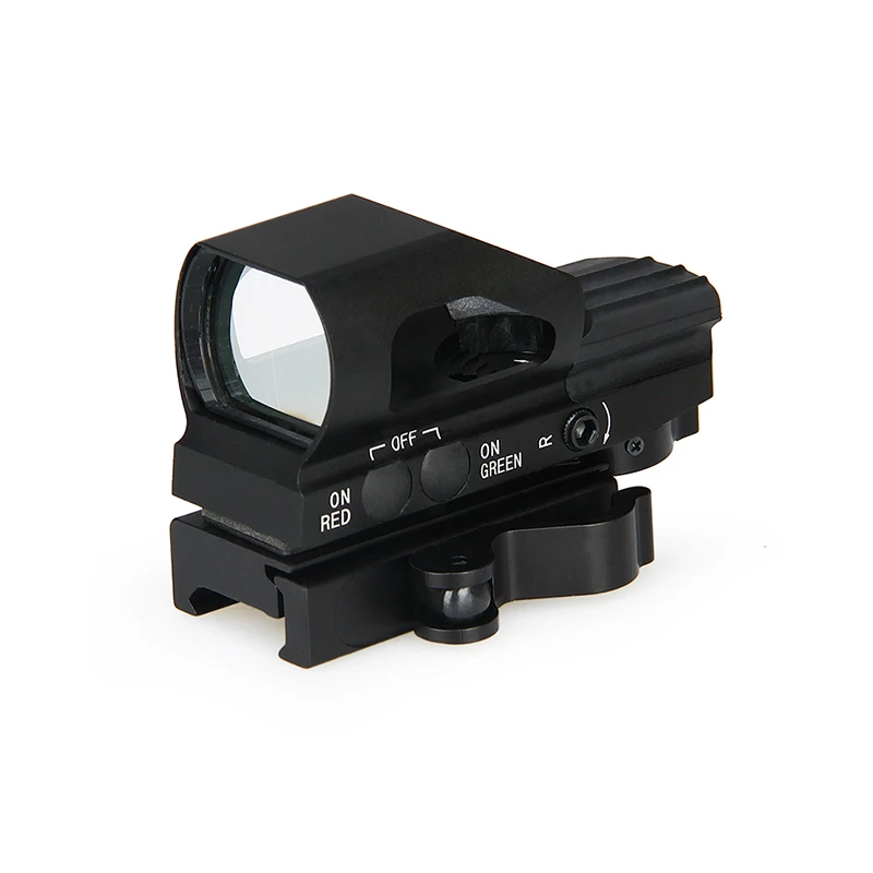 

Hot 4 Reticle Scope Rail Riflescope, Optics Red Dot Sight, Reflex Mini Sight, For Hunting Shooting, 2-0093