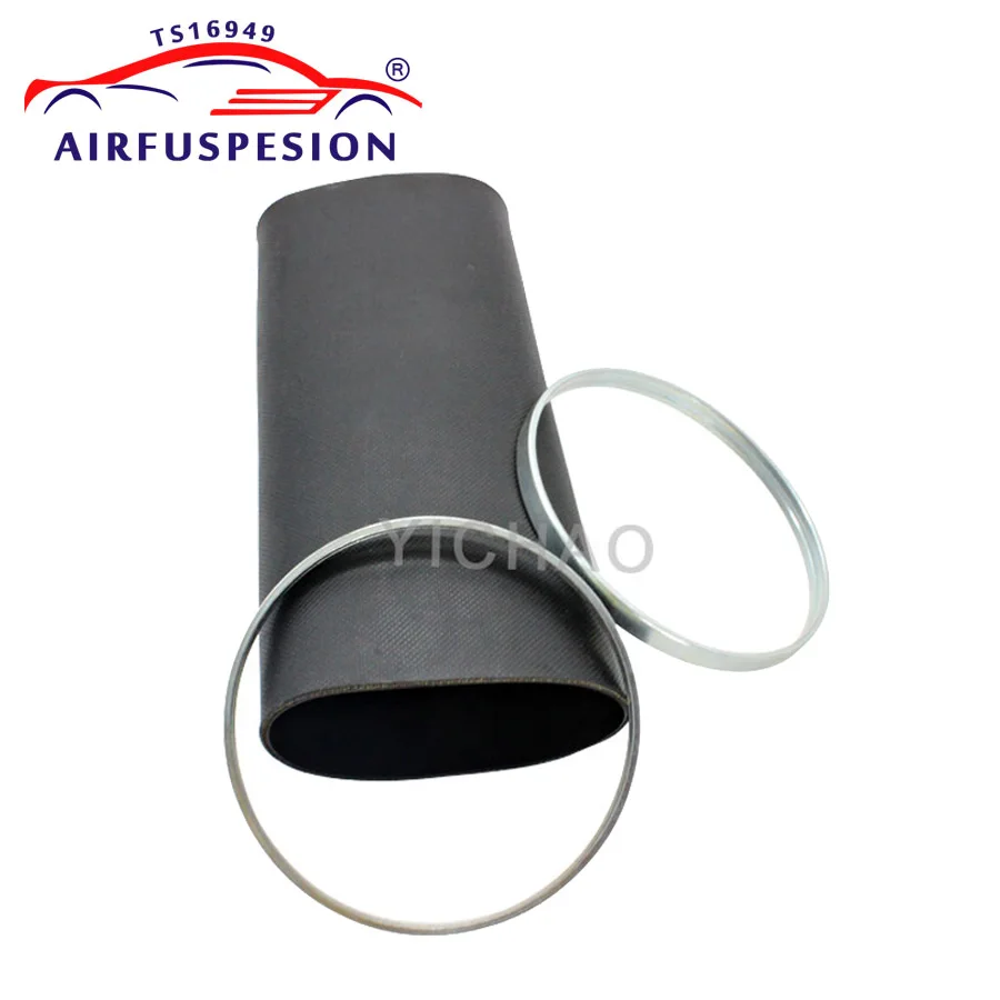 For Mercedes Benz W211 S211 E350 E500 Rear Air Suspension Spring Rubber Sleeve + Crimping Rings 2113200925 2113200725 2113200825