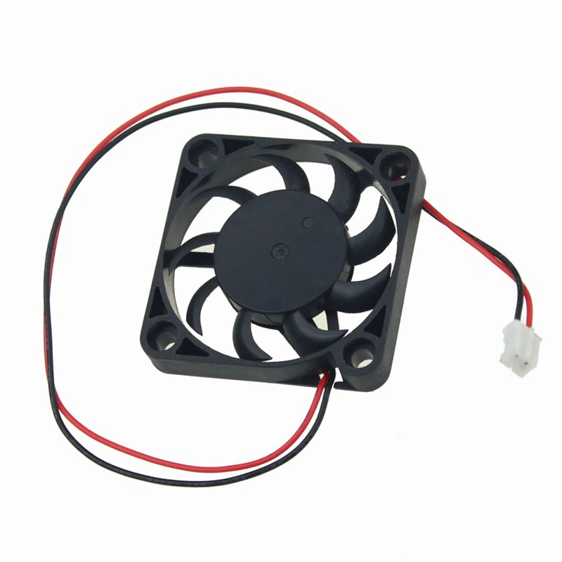 5Pcs Gdstime 12V Fan 40mm 40x40x7mm 2Pin Computer PC Heatsink Cooler Cooling Fans