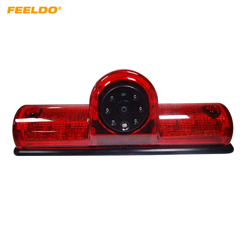 

FEELDO Universal Cargo Van Car LED Brake Light IR Rear View Camera Reversing/Parking Camera #5370