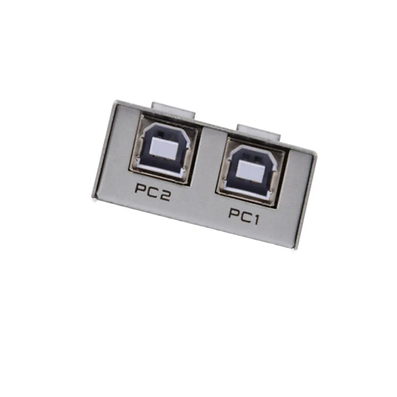 2 ports USB commutateur sélecteur imprimante automatique commutateur Sharer 2 en 1 sur deux ordinateurs partager un périphérique d'imprimante USB FJ-2UA