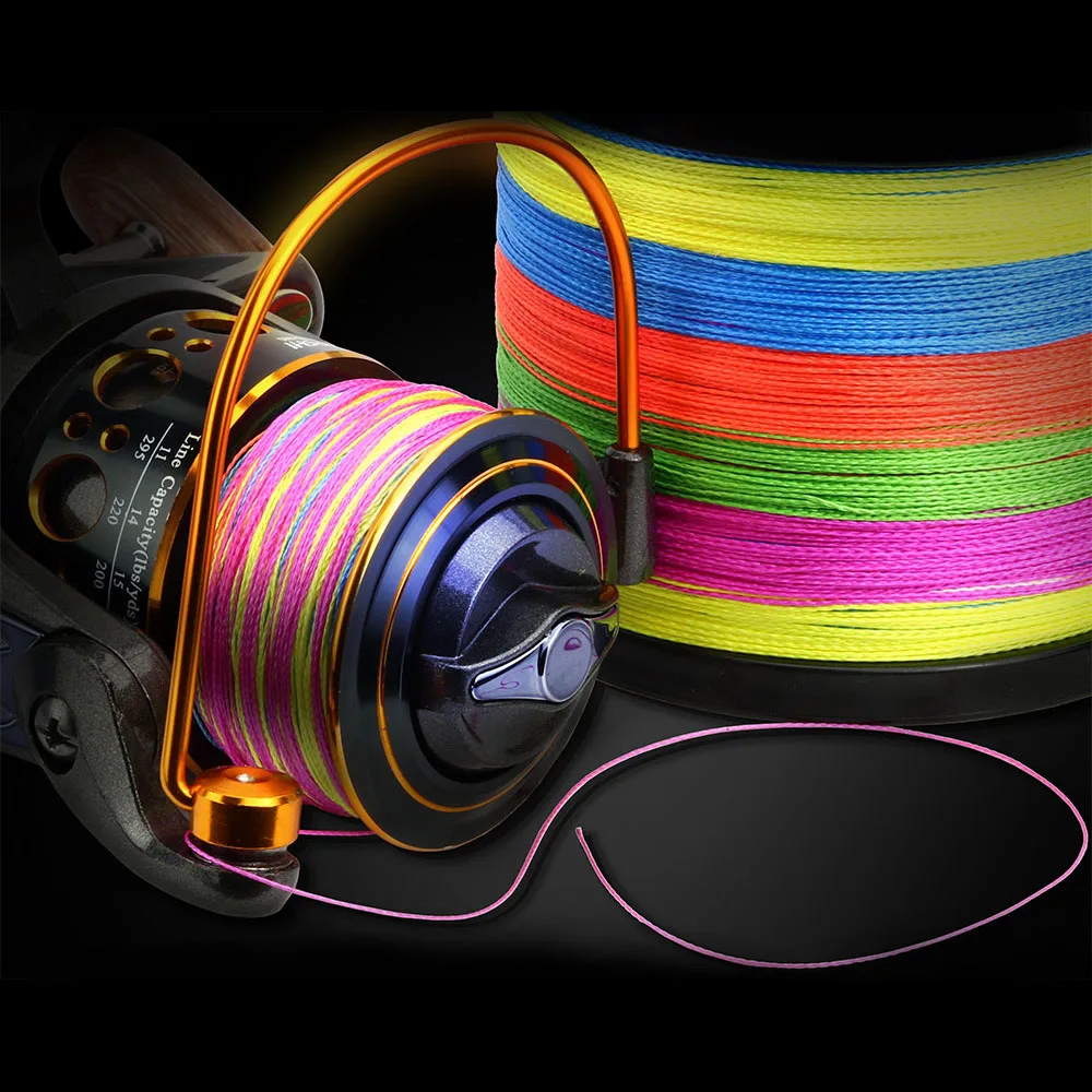 BAKAWA Hilo Trenzado PE 4 hebras – Resistente para pesca de carpa