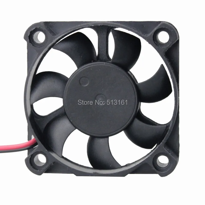 10pcs/lot Gdstime 2Pin 5cm Brushless Cooling Fan 50x50x10mm 12V DC Cooler 50mm