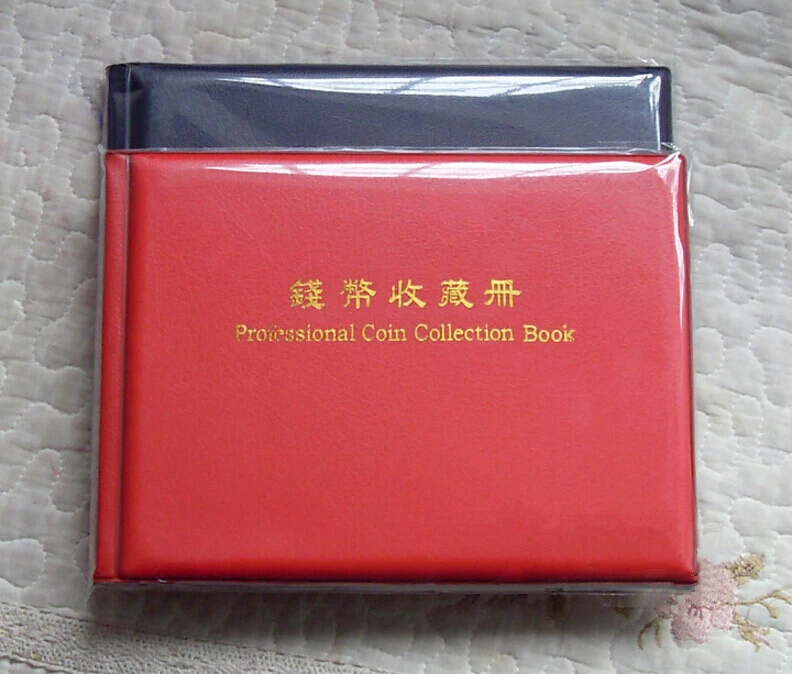 120 Grid/Unit Coins Collection Album Coin Storage Book Put Within 40mm Pockets Coins Collection Book Big Soviet Silver Dollar