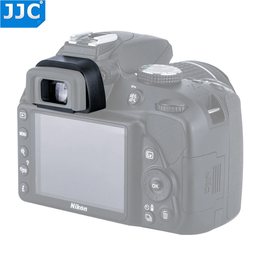 JJC-visor extensor de copa ocular EN-2, para cámara DSLR NIKON D40, D40X, D60, D3000, D300, D300S, D70S, D70, D3100, D3200, D5100