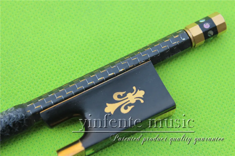 X-025 # new one  4/4 Violin Bow   Carbon Fiber Fine Flame Sliver String High Quality