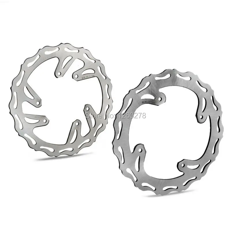 Motorcycle Front & Rear Brake Disc Rotor Kit For Honda CR125 CR250 2002 2003 2004 2005 2006 2007 2008