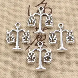 10pcs Charms Libra Scales Of Justice 22x17mm Antique Making Pendant fit,Vintage Tibetan Bronze Silver color,DIY Handmade Jewelry