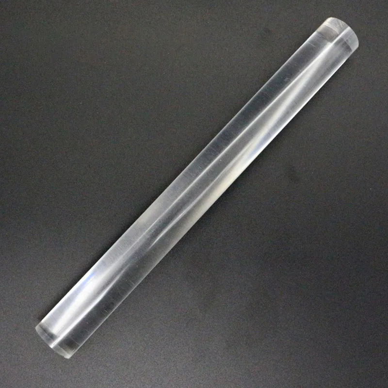 Practical Handcraft Clay Acrylic Rod DIY Ceramic Sculpting Pressure Clay Rods Solid Rolling Pins Durable Clear Hollow Stick