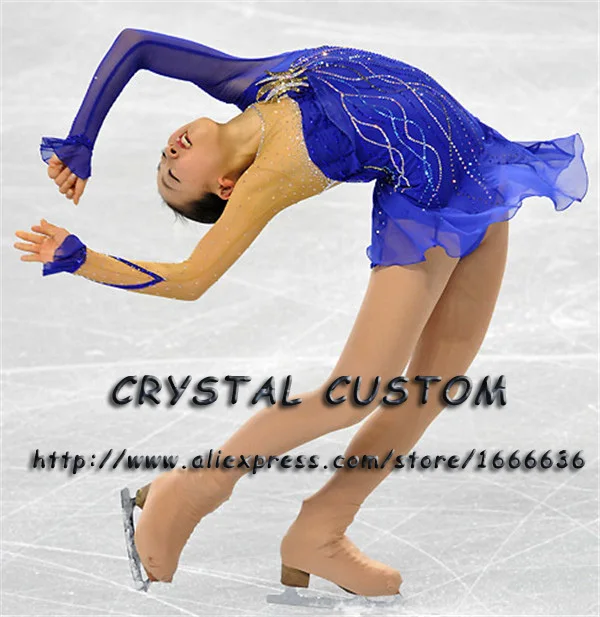 Professional Custom Figure Ice Skating Dresses For Girls New Brand Vogue Figure Skating Competition Dress DR2937