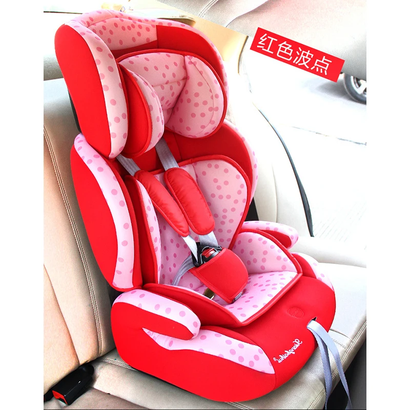 Dropshipping Child Car Safety Seat Portable ISOFIX Hard Interface Five Point Harness 0-12 Y 3C Certification Toddler Car Seats