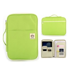 Multi-functional A4 Document bags Filing Products Portable Waterproof Oxford Cloth Storage bag For Notebooks Pens iPad Computer