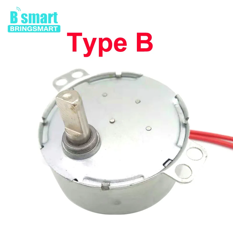 Bringsmart AC 220V TYC-50 Robust Synchronous Motor Large Torque 0.9-70RPM Reversed Reducer CW/CCW Micro Motor 50/60Hz