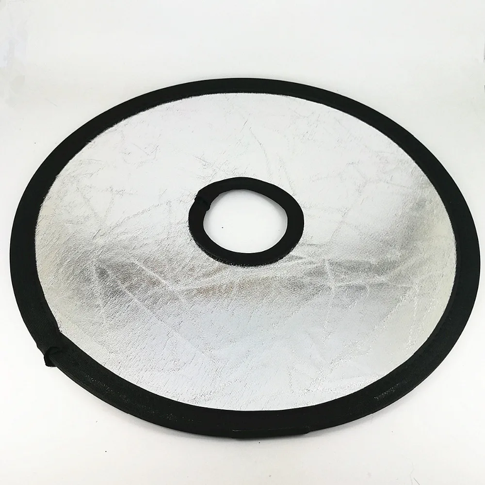 30 سنتيمتر 2 في 1 الذهبي والفضة لطي ضوء جولة التصوير عاكس جوفاء ل استوديو Foto كاميرا فوتوغرافية