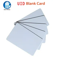 13.56MHz RFID UID Rewritable Card Smart Access Control Key Card Read and Rewrite Copy PVC Blank Card for Home/Apartment/Office