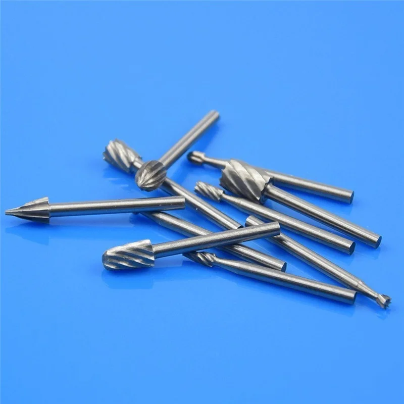 High Speed HSS Routing Router Bits Burr Rotary Tools Suit Dremel & Rotary Tool Engraving Wood Working Tools Attachment