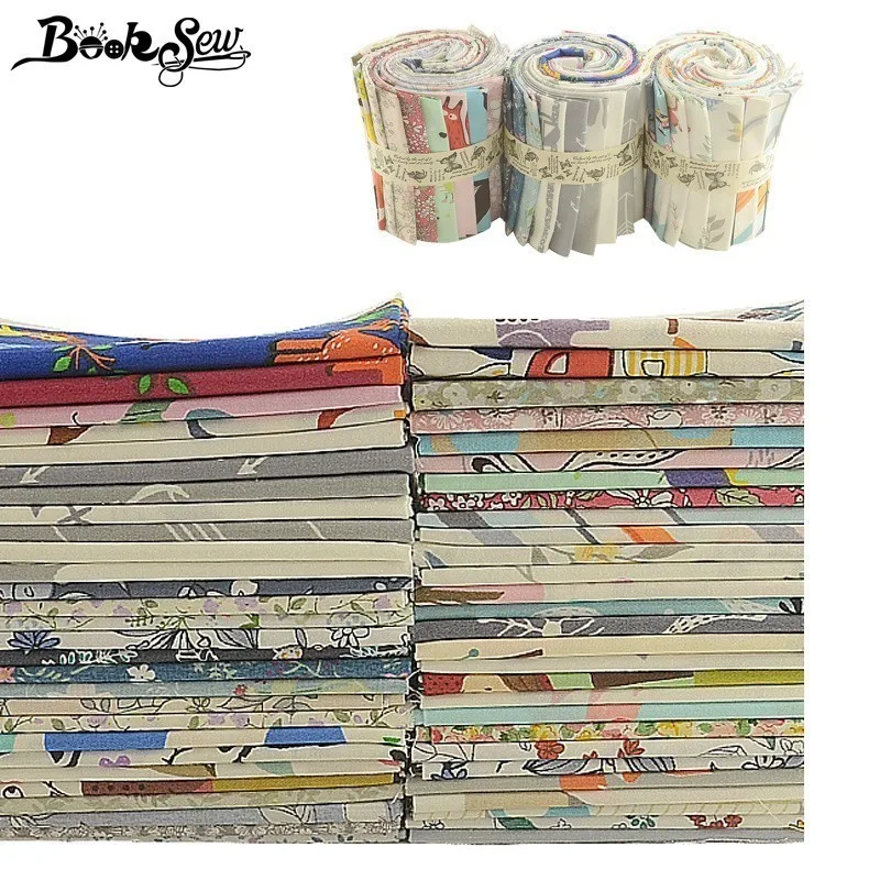 Booksew New 100% Cotton Fabric Flowers Cartoon Printed 32x32cm DIY Tissu Toy Pollow Sewing Material Telas Patchwork Algodon Home