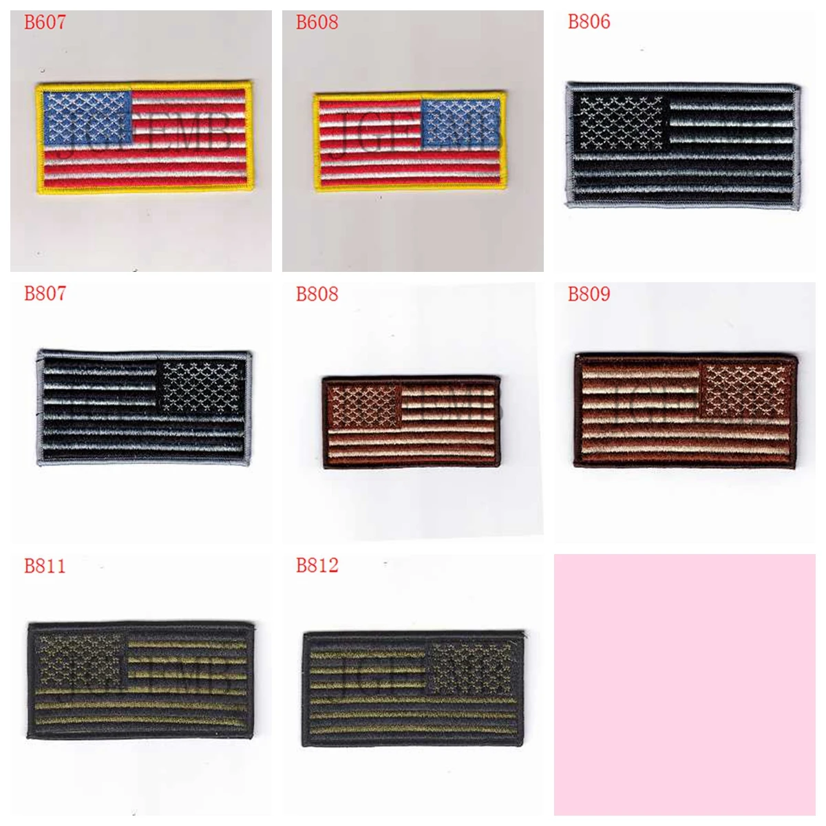 American Flag Morale Military Tactics Full Embroidery Patch, Badges, 10cm