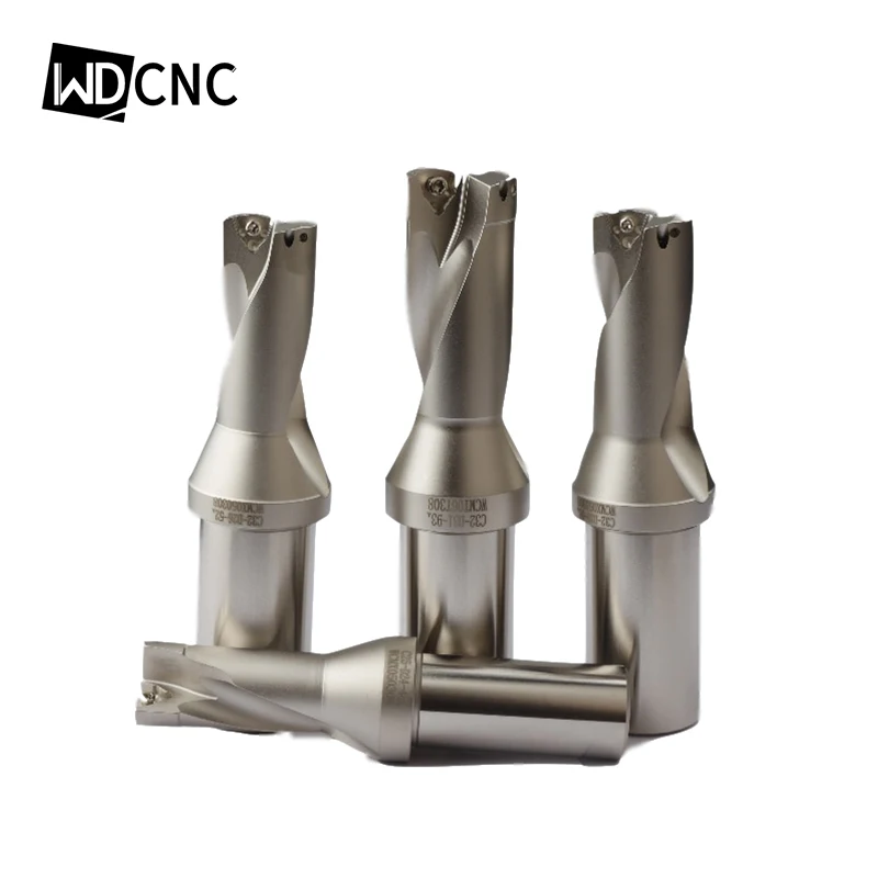 أدوات CNC أدوات CNC الدقيقة ثلاثية الأبعاد 14-50 مم مثقاب U قابل للفهرسة باستخدام الحاسب الآلي مع إدراجات كربيد WCMX
