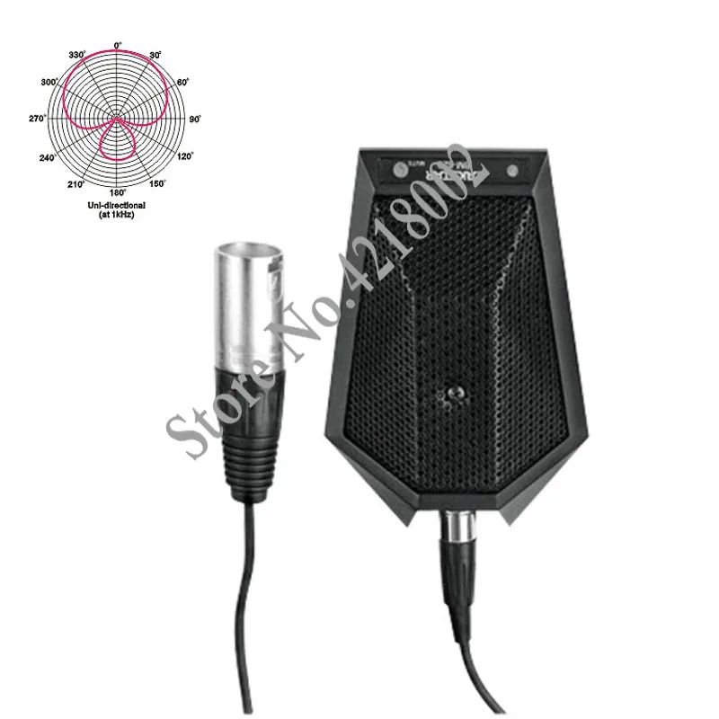 

XLR 3Pin Phantom Power Desk Table Capacitor Boundary Microphone Mic Conference Engineering Video Speech Microphone 6m Cable