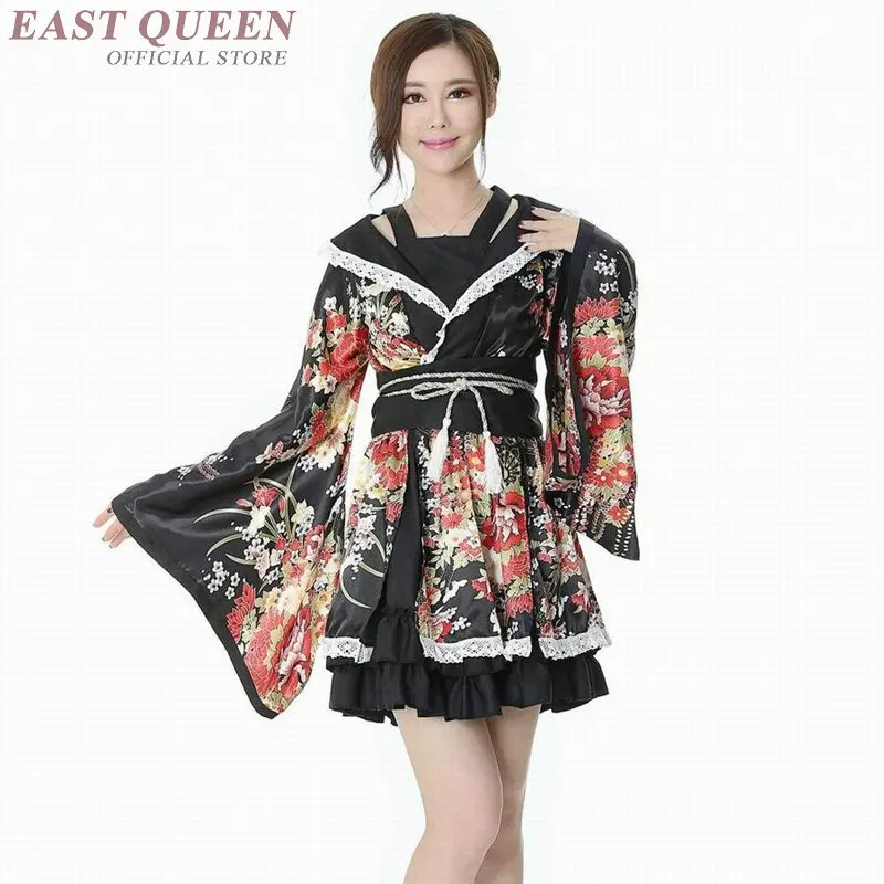 Women's Japanese kimono 2019 Japanese traditional clothing full sleeve yukata kimono dress women summer clothes DD971 L