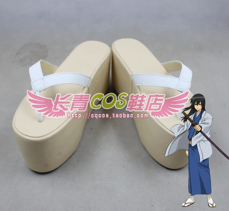 

Silver Soul Katsura Kotarou Slipper Thick Cosplay Shoes C006