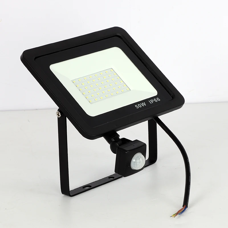 10W 20W 30W 50W 100W Led น้ำท่วมปรับได้ PIR Sensor 110V 220V Floodlight Street Square กลางแจ้ง