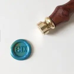 Small size 15mm 12mm small size Wax Seal Stamp Customized name and date with your logo Personalized Wax Seal Stamp with logo