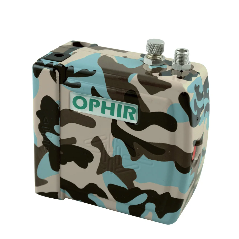 OPHIR 12 โวลต์ DC Mini Air Compressor สำหรับ Airbrush ชุด Airbrushing งานอดิเรกเครื่องสำอางชั่วคราว Tattoo Body Paint Cake_AC003
